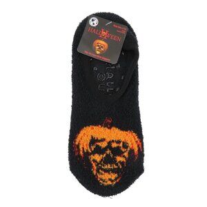 Halloween II Michael Myers Women 4-10 OSFM Fuzzy Slip On Liner Gripper Socks NEW
